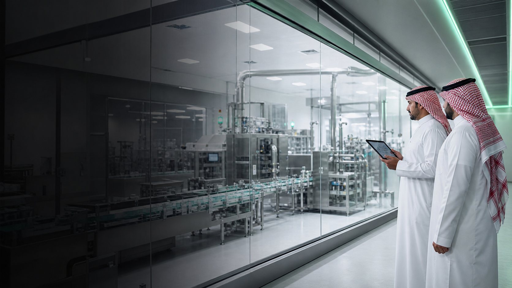 Representative pharmaceutical manufacturing environment